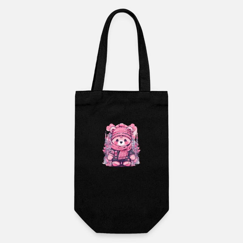 Teddy rose 3 - Sac à bouteille - noir