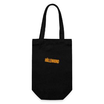 ein Höllenhund - Geschenkbeutel für Flaschen - Schwarz - Vorne