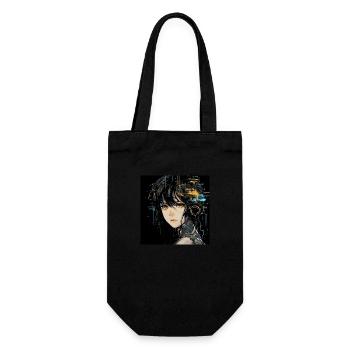 Anime Eyes Digital - Gift Bag for Bottles - black - Front