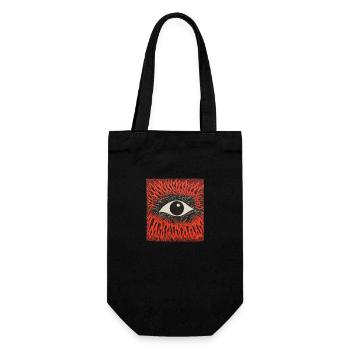 Risographe à vol d'oiseau - Sac à bouteille - noir - Devant