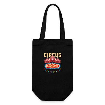 Manege travelling circus Ringmeister - Gift Bag for Bottles - black - Front