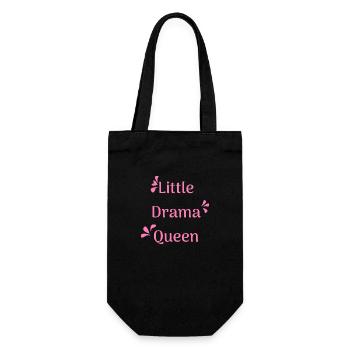 Drama Queen - Geschenkbeutel für Flaschen - Schwarz - Vorne