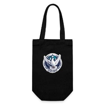 Colombe de la paix / oiseau / animal / vol / mariage - Sac à bouteille - noir - Devant