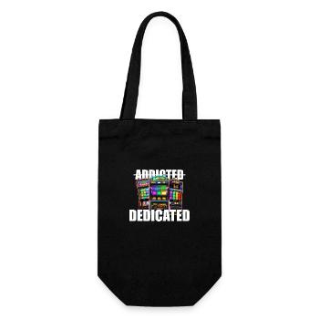 Gambling Casino Cadeau de jeu drôle dédié - Sac à bouteille - noir - Devant