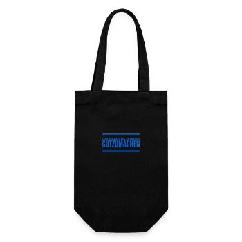 ich habe viel wieder gutzumachen - Geschenkbeutel für Flaschen - Schwarz - Vorne