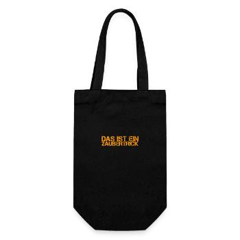 ich bin ein Zauberer - Geschenkbeutel für Flaschen - Schwarz - Vorne