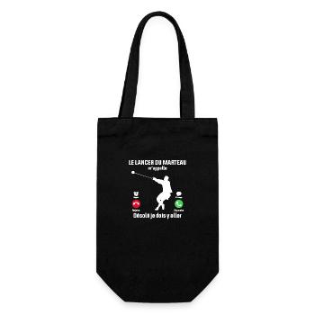 Le Lancer du Marteau M'appelle - Sac à bouteille - noir - Devant