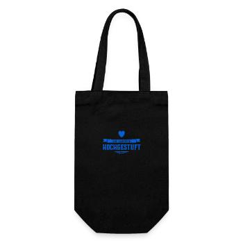 die Gefahr steigt - Geschenkbeutel für Flaschen - Schwarz - Vorne