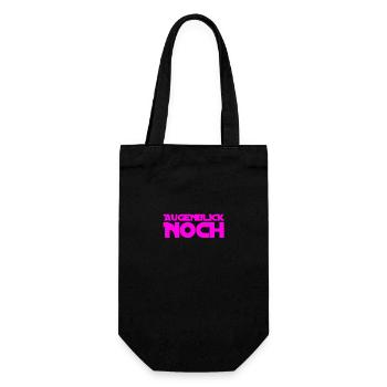 Verspätung - Geschenkbeutel für Flaschen - Schwarz - Vorne