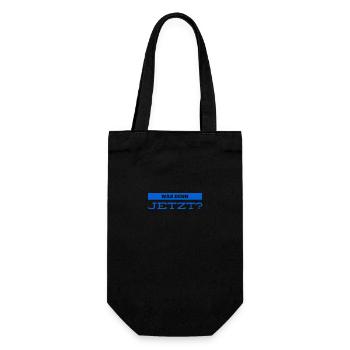 ich brauche eine Entscheidung - Geschenkbeutel für Flaschen - Schwarz - Vorne
