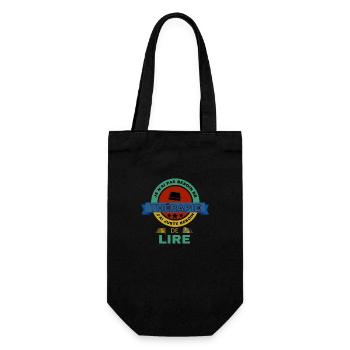 LIRE livre - Sac à bouteille - noir - Devant
