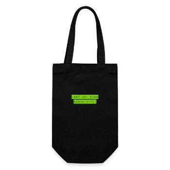 Soll ich eine Geschichte erzählen? - Geschenkbeutel für Flaschen - Schwarz - Vorne