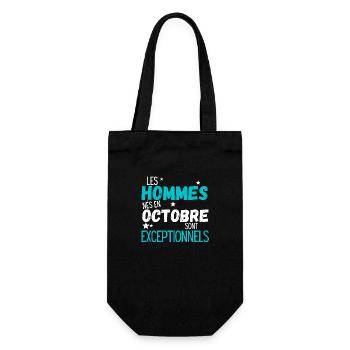 It's hommes nes en octobre sont exceptionnels - Sac à bouteille - noir - Devant