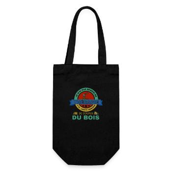 Bûcheron Bois - Sac à bouteille - noir - Devant