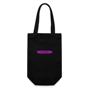 Habe ich das schon erzählt? - Geschenkbeutel für Flaschen - Schwarz - Vorne