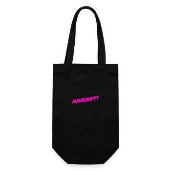 ich bin schlau - Geschenkbeutel für Flaschen - Schwarz - Vorne