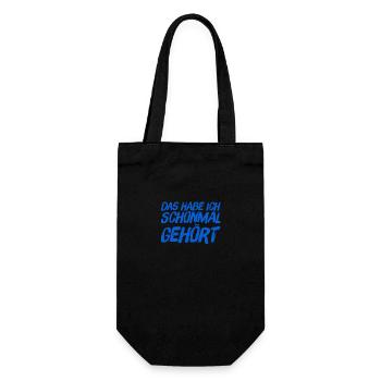 das kenn ich bereits - Geschenkbeutel für Flaschen - Schwarz - Vorne