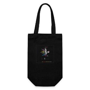 we care - Gift Bag for Bottles - black - Front