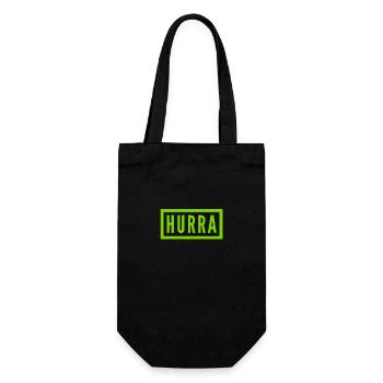 ich habe gute Laune - Geschenkbeutel für Flaschen - Schwarz - Vorne