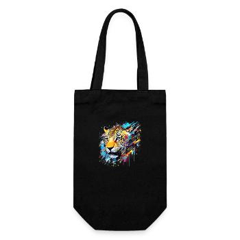Panther Animal Freedom World Wildlife Abstract - Gift Bag for Bottles - black - Front