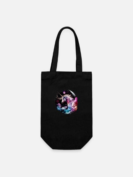 Magic unicorn - Gift Bag for Bottles - black