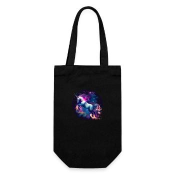Magical unicorn - Gift Bag for Bottles - black - Front