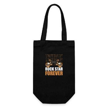 Music Band Concert - Gift Bag for Bottles - black - Front