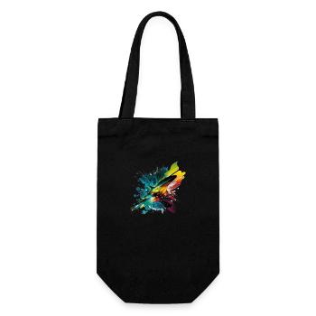 rainbow - Gift Bag for Bottles - black - Front