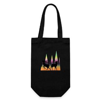 Cerf - Sac à bouteille - noir - Devant