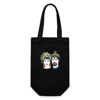 Teste di Moro - Gift Bag for Bottles - black - Front
