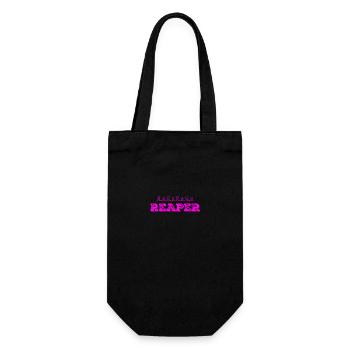 vor dir steht ein Reaper - Geschenkbeutel für Flaschen - Schwarz - Vorne