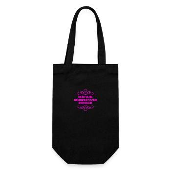 DDR - Geschenkbeutel für Flaschen - Schwarz - Vorne