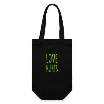 L’amour fait mal - Sac à bouteille - noir - Devant