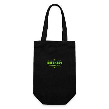 ich carpe die noctum - Geschenkbeutel für Flaschen - Schwarz - Vorne