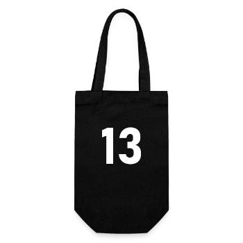 13 - Gift Bag for Bottles - black - Front