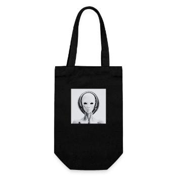 Astronomy Astrophysics Spirituality - Gift Bag for Bottles - black - Front