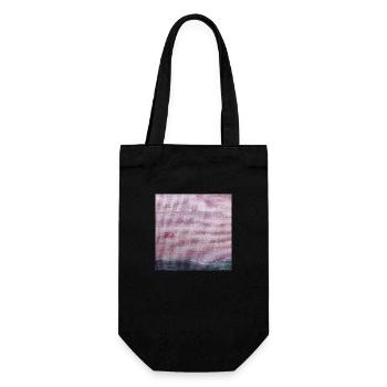 Abstrakter Rosa Himmel - Geschenkbeutel für Flaschen - Schwarz - Vorne