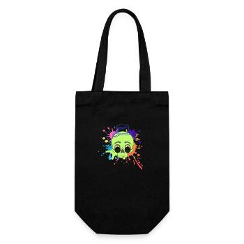 Splash Skull - Gift Bag for Bottles - black - Front