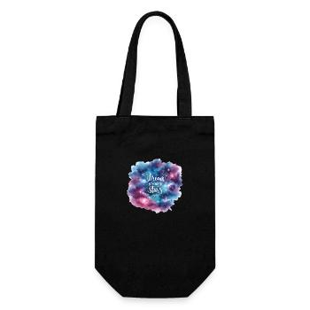 Rêver au-delà des étoiles - Sac à bouteille - noir - Devant