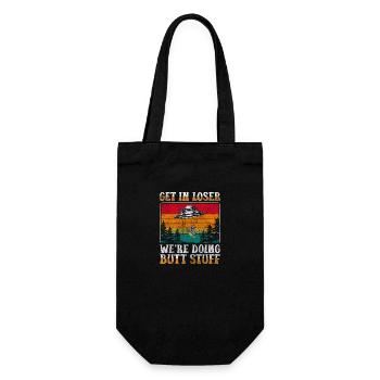 Aliens Universe Stars Astronaut - Gift Bag for Bottles - black - Front