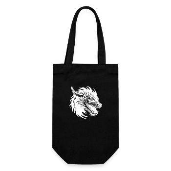 Fantasy Dragon Anime Dragon Head Reptile mythique - Sac à bouteille - noir - Devant