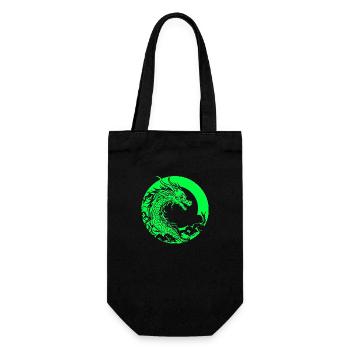 Fantasy Dragon Anime Dragon Head Reptile mythique - Sac à bouteille - noir - Devant