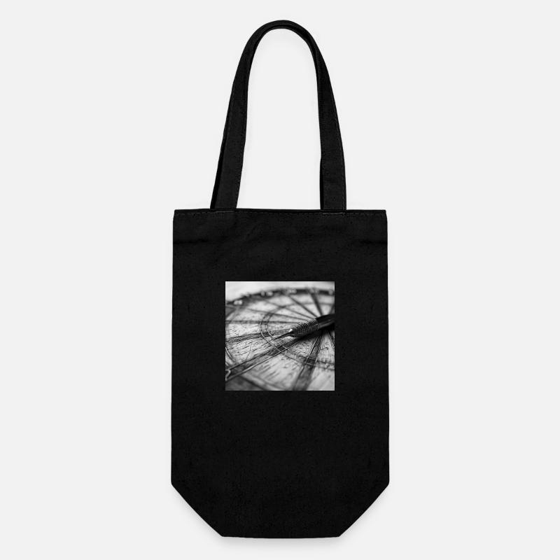Dartboard - Gift Bag for Bottles - black