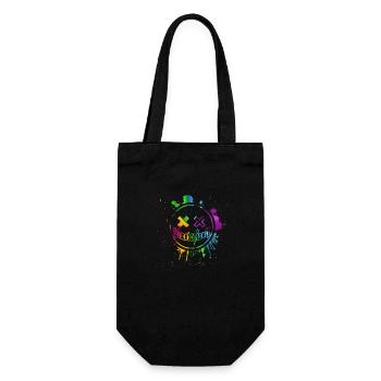 Pixelsmiley (en anglais seulement) - Sac à bouteille - noir - Devant