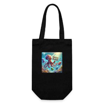 Famille des pieuvres - Sac à bouteille - noir - Devant