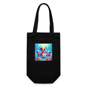 Famille Kraken - Sac à bouteille - noir - Devant