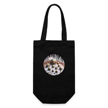 Flea Family - Gift Bag for Bottles - black - Front