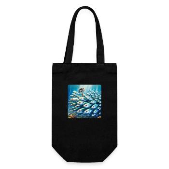 Herning Family - Gift Bag for Bottles - black - Front