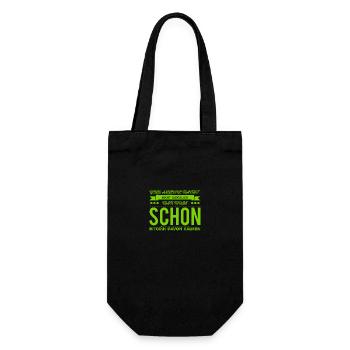 Satoshi geht immer - Geschenkbeutel für Flaschen - Schwarz - Vorne