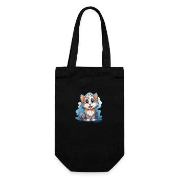 Chat pour enfants - Sac à bouteille - noir - Devant